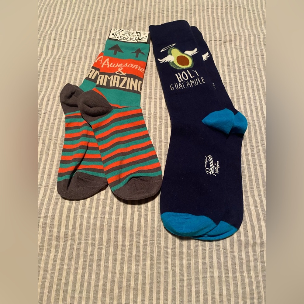 Penguin & Kathy’s Brand - Mens Dress Socks- 2 pairs
